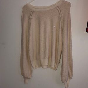 AEO cream sweater